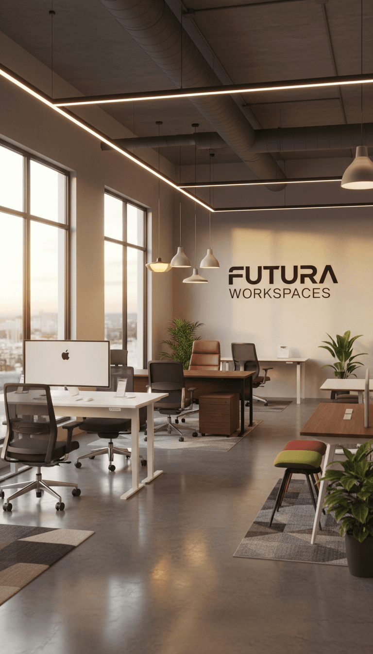 RA Integrated Solutions office furniture showroom in the Philippines