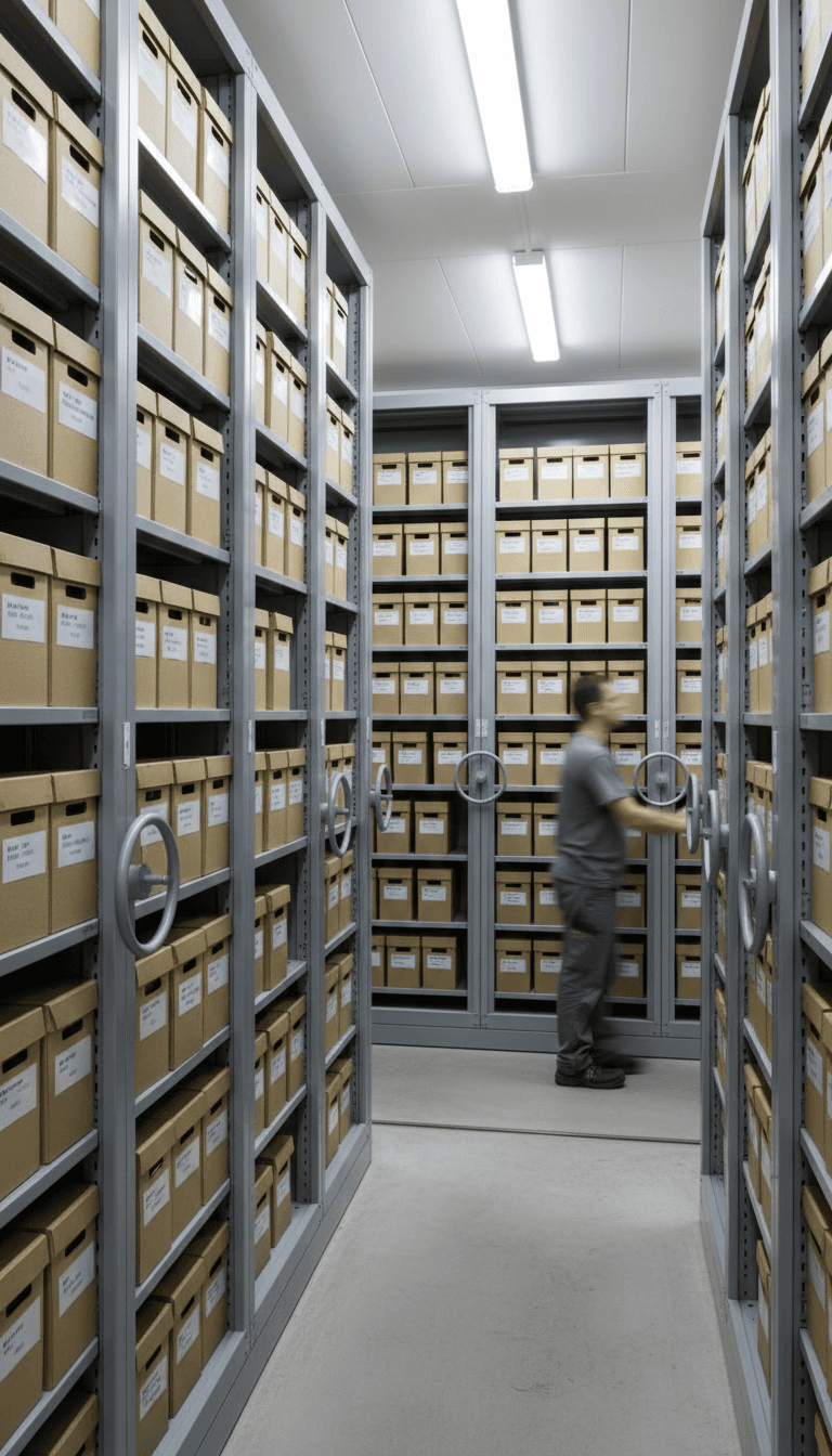 Mobile compactor storage systems